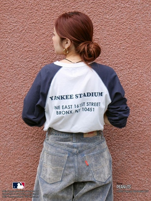 ��SALE50%OFF��Ungrid ���󥰥�å�  ��MLB��PEANUTS�ۥ饰���Tee 112542779701 �ͥ��ݥ�����̵�� /����󥻥������Բľ��ʡ������ˤ�15���ޤ�¨��ȯ��(���˰ʳ�)��