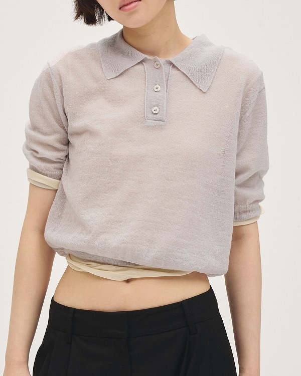 �ڴ��ָ���ݥ����5%��10/18(��)23:59�ޤǡۡ�ͽ���ʡ�TODAYFUL �ȥ��ǥ��ե�  Mohair Knit Polo 12710528 4����5�������ͽ�� /����󥻥������Բľ���
