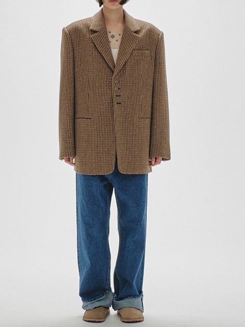 新品Todayful Wool100% Check Jacket TODAYFUL (トゥデイフル）Wool100% Check Jacket☆ 25秋冬予約