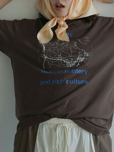 anuke ̡  Oversize Print T-shirts 62510619 ͥݥ̵ /󥻥Բľʡˤ15ޤ¨ȯ(˰ʳ)