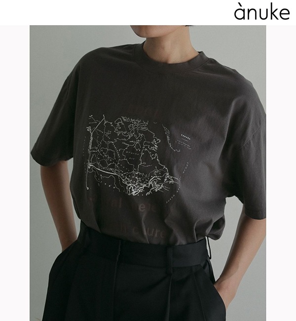 anuke ̡  Oversize Print T-shirts 62510619 ͥݥ̵ /󥻥Բľʡˤ15ޤ¨ȯ(˰ʳ)