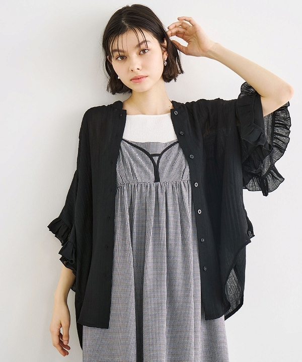 SALE30%OFF】COCODEAL ココディール 楊柳フリルブラウス