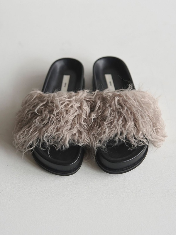 ��SALE60%OFF��anuke ����̡���  Eco Fur Sandals 62521008 /����󥻥������Բľ��ʡ������ˤ�15���ޤ�¨��ȯ��(���˰ʳ�)��