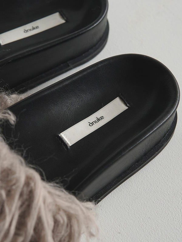 ��SALE60%OFF��anuke ����̡���  Eco Fur Sandals 62521008 /����󥻥������Բľ��ʡ������ˤ�15���ޤ�¨��ȯ��(���˰ʳ�)��