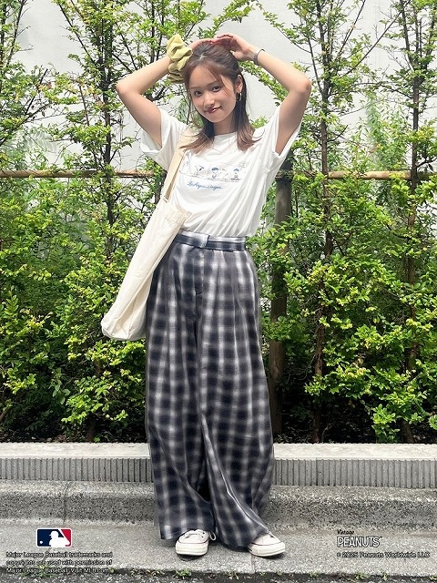 ��SALE50%OFF��Ungrid ���󥰥�å�  ��MLB��PEANUTS�ۥ���Tee 112542779801 �ͥ��ݥ�����̵�� /����󥻥������Բľ��ʡ������ˤ�15���ޤ�¨��ȯ��(���˰ʳ�)��