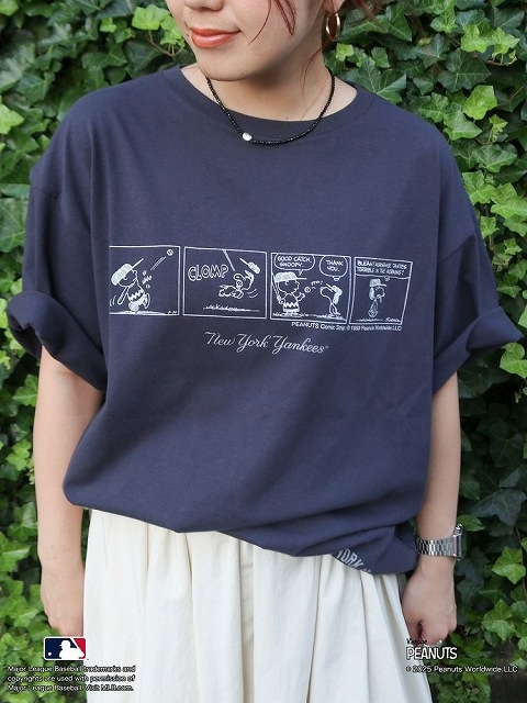 ��SALE50%OFF��Ungrid ���󥰥�å�  ��MLB��PEANUTS�ۥ���Tee 112542779801 �ͥ��ݥ�����̵�� /����󥻥������Բľ��ʡ������ˤ�15���ޤ�¨��ȯ��(���˰ʳ�)��