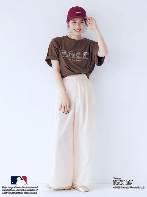 ��SALE50%OFF��Ungrid ���󥰥�å�  ��MLB��PEANUTS�ۥ���Tee 112542779801 �ͥ��ݥ�����̵�� /����󥻥������Բľ��ʡ������ˤ�15���ޤ�¨��ȯ��(���˰ʳ�)��