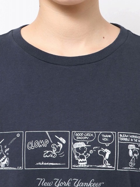 ��SALE50%OFF��Ungrid ���󥰥�å�  ��MLB��PEANUTS�ۥ���Tee 112542779801 �ͥ��ݥ�����̵�� /����󥻥������Բľ��ʡ������ˤ�15���ޤ�¨��ȯ��(���˰ʳ�)��