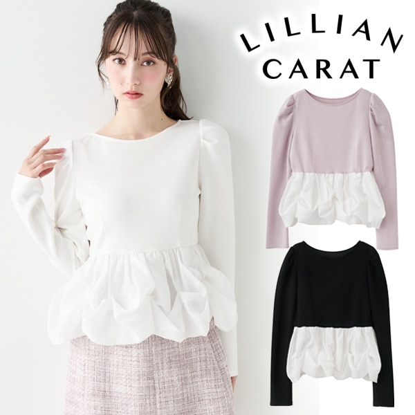 LILLIAN CARAT ��ꥢ�󥫥�å� �ڥץ��Х롼��ɥå��󥰥ȥåץ� 46621242 /����󥻥������Բľ��ʡ������ˤ�15���ޤ�¨��ȯ��(���˰ʳ�)��