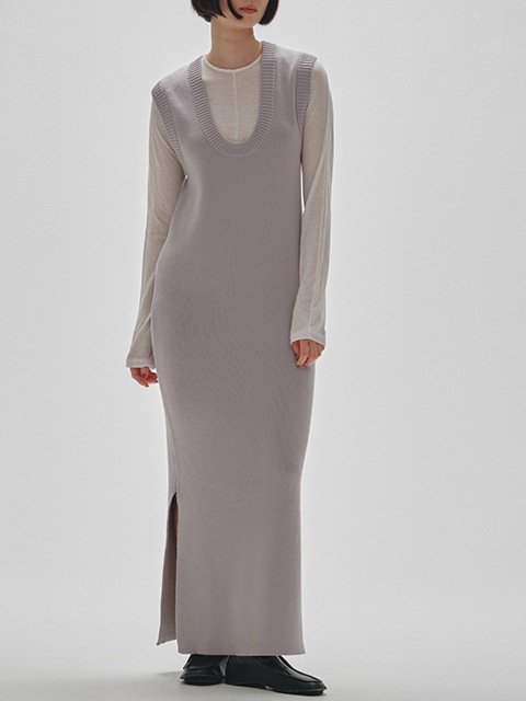 TODAYFUL トゥデイフル Uneck Knit Dress 12420312 /キャンセル返品 