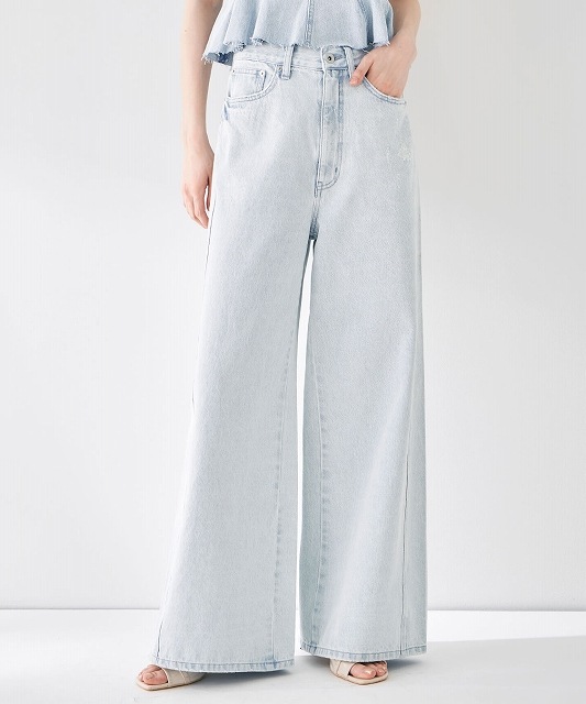 SALE40%OFF】COCODEAL ココディール ツイストシームバギーデニムパンツ