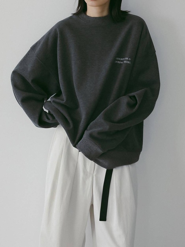 anuke ����̡���  Embroidery Logo Sweat 62610606  /����󥻥������Բľ��� �������ˤ�15���ޤ�¨��ȯ��(���˰ʳ�)��