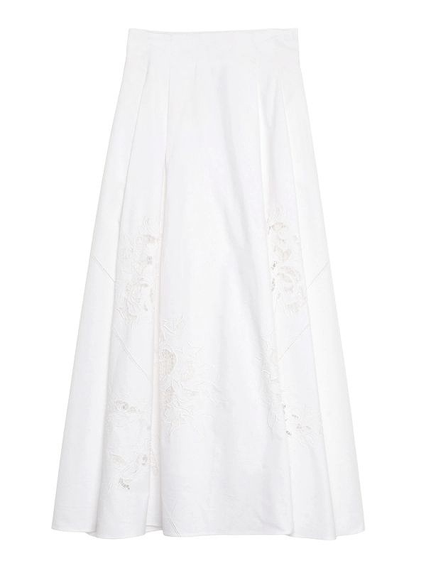 期間限定15%OFF】ELENDEEK エレンディーク EMBROIDERY FLARE SK エン