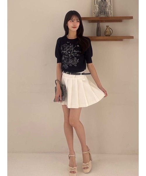 �ڴ��ָ���10%OFF��SNIDEL ���ʥ��ǥ�  �٥�ȥ��åȥץ꡼�ĥߥ˥������� SWFP264045  /����󥻥������Բľ��� �������ˤ�15���ޤ�¨��ȯ��(���˰ʳ�)��