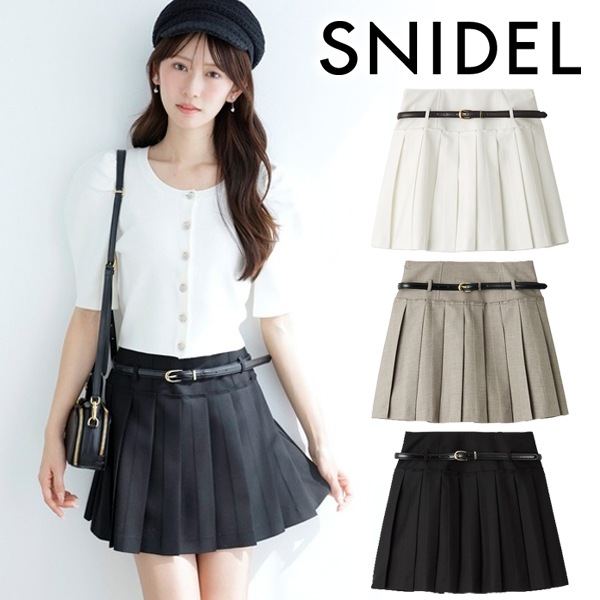 �ڴ��ָ���10%OFF��SNIDEL ���ʥ��ǥ�  �٥�ȥ��åȥץ꡼�ĥߥ˥������� SWFP264045  /����󥻥������Բľ��� �������ˤ�15���ޤ�¨��ȯ��(���˰ʳ�)��