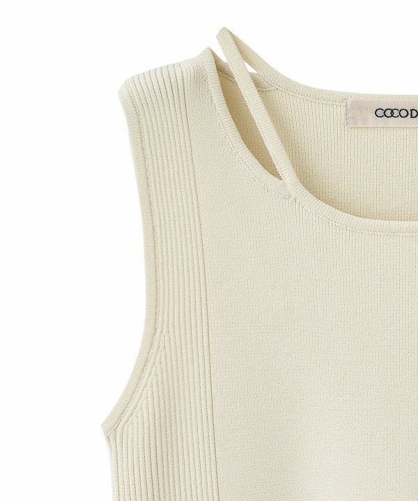 COCODEAL カットディティールティアードニットワンピース SALE40%OFF】COCODEAL ココディール カットディティール