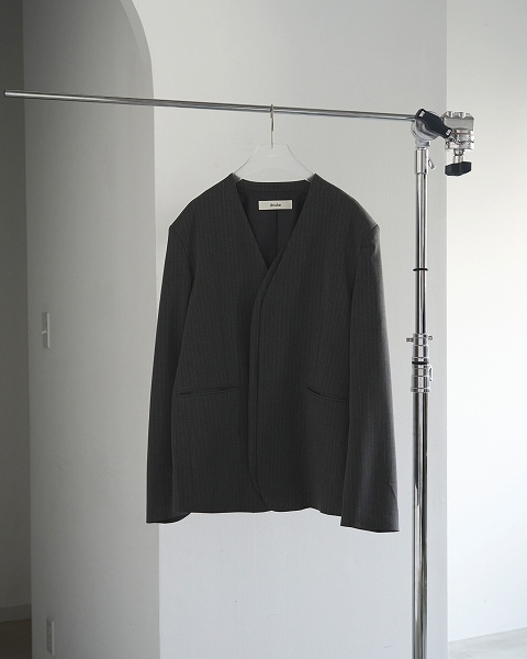 anuke アンヌーク Collarless Over Jacket 62520106 /キャンセル返品