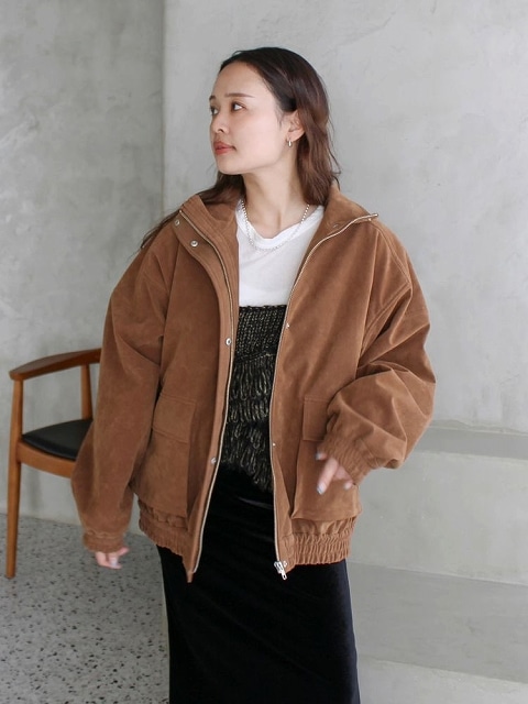 PRE SALE30%OFF】Ungrid アングリッド フェイクスウェードブルゾン