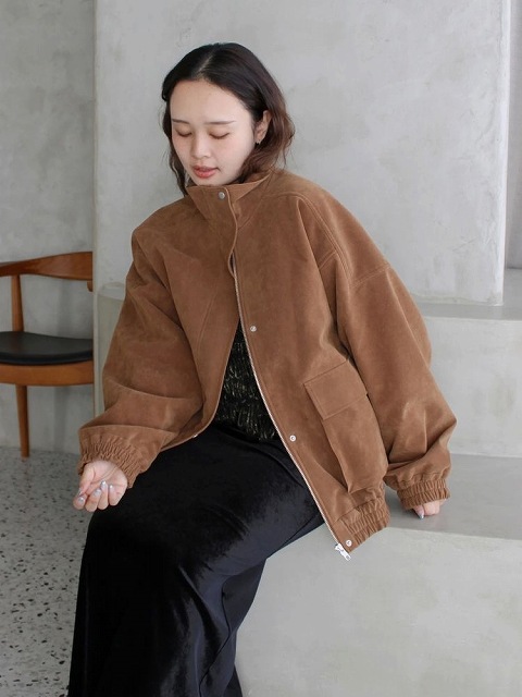 SALE50%OFF】Ungrid アングリッド フェイクスウェードブルゾン