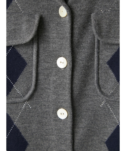 期間限定20%OFF】FRAY I.D フレイアイディー ノースリポロニットジレ