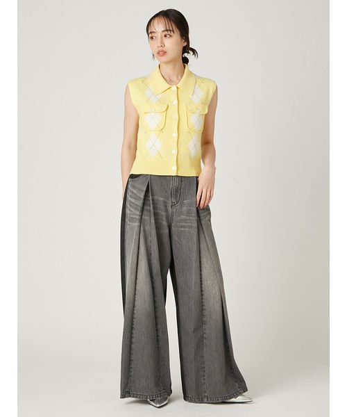 SOLD OUT】【期間限定20%OFF】FRAY I.D フレイアイディー ノースリポロ