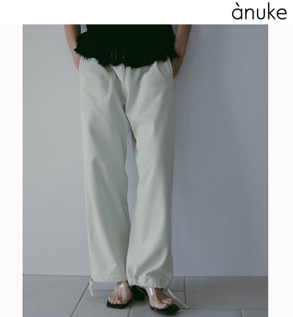 anuke ����̡���  Stitch Sweat Pants 62610715  /����󥻥������Բľ���  �������ˤ�15���ޤ�¨��ȯ��(���˰ʳ�)��