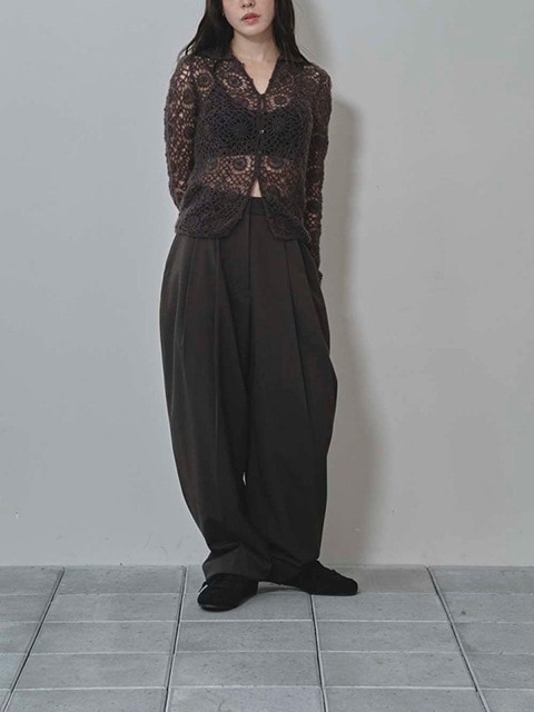 TODAYFUL トゥデイフル Tapered Tuck Trousers 12520710
