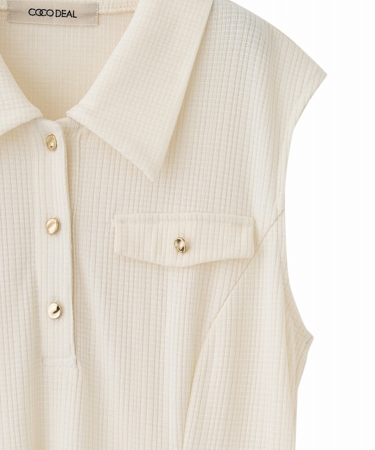 SOLD OUT】COCODEAL ココディール マーメイドポロカット