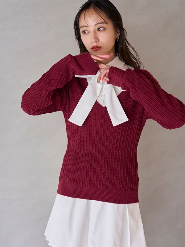 SNIDEL シャツコンビチュニック ネイビー1サイズ 期間限定12%OFF】SNIDEL スナイデル シャツコンビチュニック