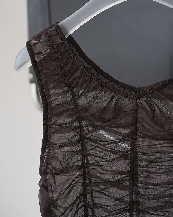 ��ͽ���ʡ�anuke ����̡���  Tulle Gather Tanktop 62610626 4������5��������ͽ�� �ͥ��ݥ�����̵�� /����󥻥������Բľ���