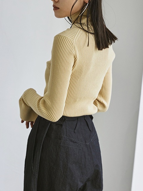 TODAYFUL トゥデイフル/Flarecuffs Rib Knit 12220517 /キャンセル返品 免税物品 TODAYFUL flarecuffs ブラック Knit Rib ニット/セーター