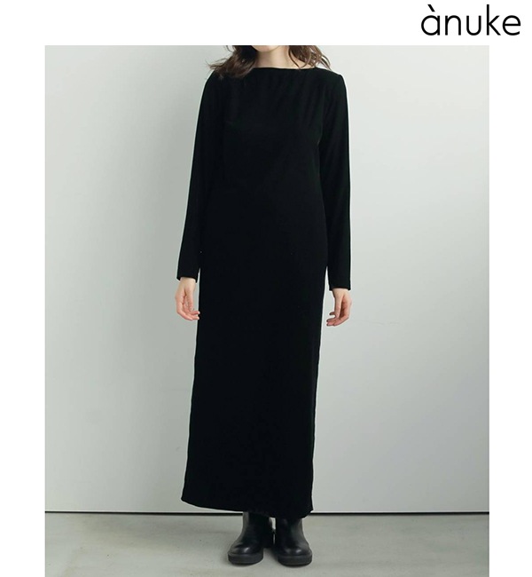 anuke アンヌーク Velour Pencil Onepiece 62520319 /キャンセル返品