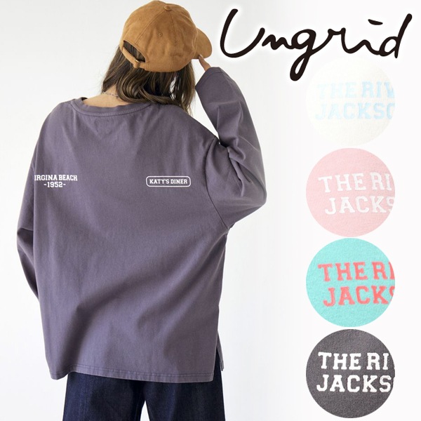 ��SALE50%OFF��Ungrid ���󥰥�å�  �������󥰥��꡼��Tee 112552743501  /����󥻥������Բľ��ʡ������ˤ�15���ޤ�¨��ȯ��(���˰ʳ�)��