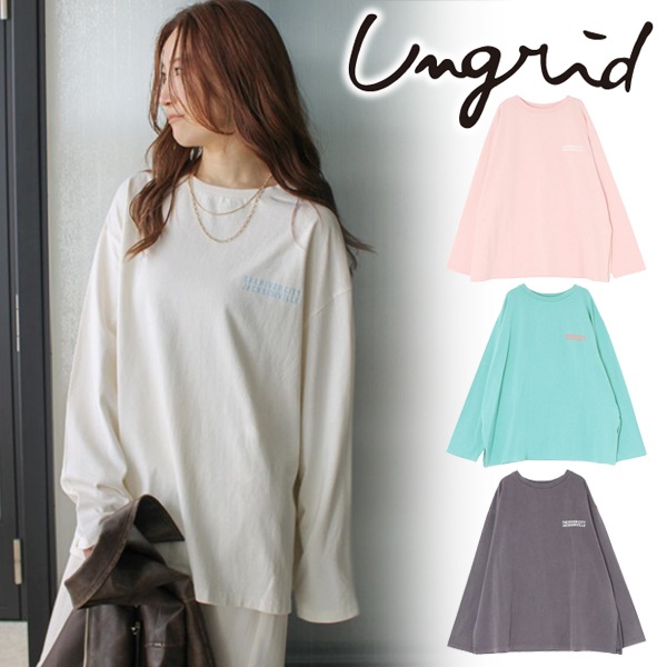 ��SALE50%OFF��Ungrid ���󥰥�å�  �������󥰥��꡼��Tee 112552743501  /����󥻥������Բľ��ʡ������ˤ�15���ޤ�¨��ȯ��(���˰ʳ�)��