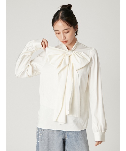 SALE50%OFF】FRAY I.D フレイアイディー BIGボウタイブラウス