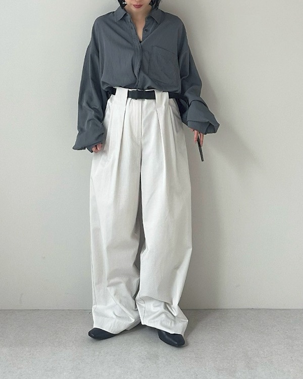 ��SOLD OUT��anuke ����̡���  Twill Loose Pants 62610708  /����󥻥������Բľ��� �������ˤ�15���ޤ�¨��ȯ��(���˰ʳ�)��