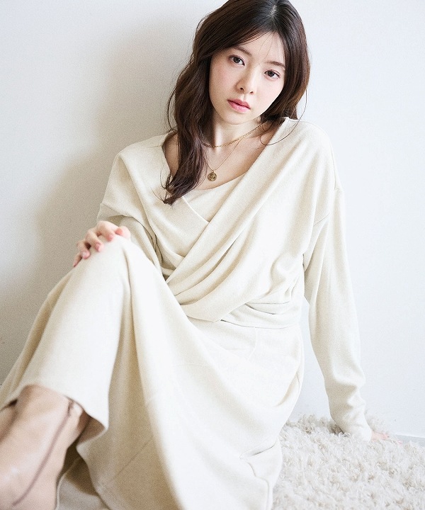 COCODEAL ココディール 2WAYカシュクールトップス×キャミワンピース