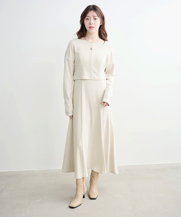 COCODEAL ココディール 2WAYカシュクールトップス×キャミワンピース