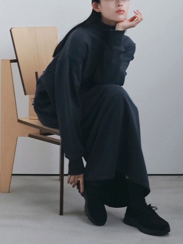 anuke ����̡��� Halfzip Sweat Onepiece 62620311 /����󥻥������Բľ��ʡ������ˤ�15���ޤ�¨��ȯ��(���˰ʳ�)��