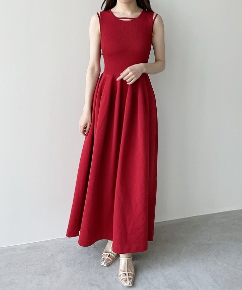 【SALE30%OFF】COCODEAL ココディール/2WAYノースリホールニットワンピース 73335442  /キャンセル返品不可商品【土日祝も即日発送(火曜以外)】-セレクトショップreal（リアル）