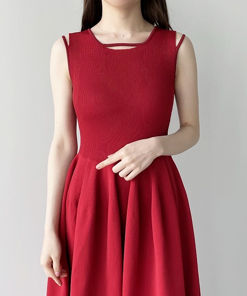 【SALE30%OFF】COCODEAL ココディール/2WAYノースリホールニットワンピース 73335442  /キャンセル返品不可商品【土日祝も即日発送(火曜以外)】-セレクトショップreal（リアル）