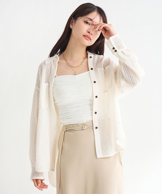 SALE40%OFF】COCODEAL ココディール レースシャツブラウス 75518086 SALE40%OFF】COCODEAL ココディール レースシャツブラウス 75518086