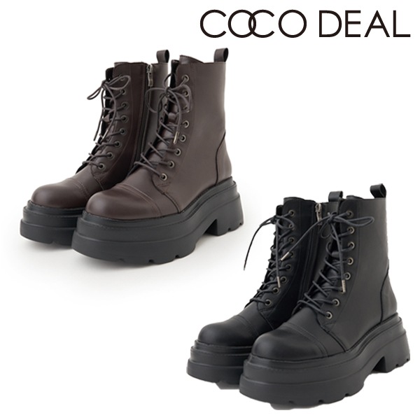 SALE40%OFF】COCODEAL ココディール レースアップブーツ 75657307