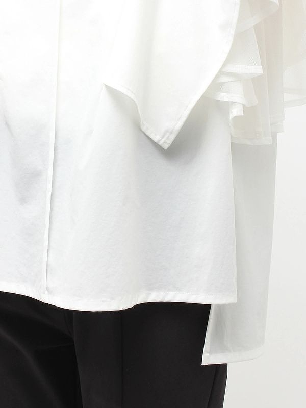 �ڴ��ָ���10%OFF��ELENDEEK �����ǥ�����  MESH LAYERED SLEEVE BL ��å���쥤�䡼�ɥ��꡼�֥֥饦�� 512630421301 /����󥻥������Բľ��� �������ˤ�15���ޤ�¨��ȯ��(���˰ʳ�)��