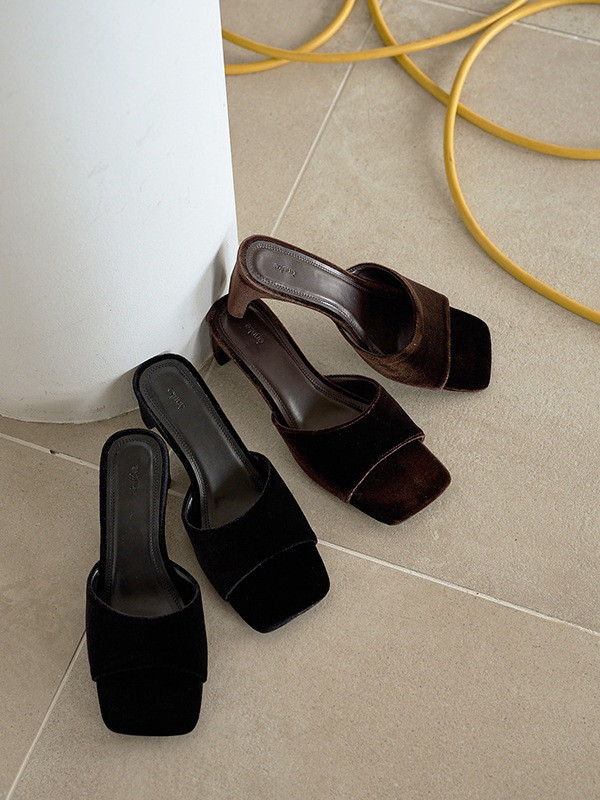 anuke ����̡���  Squaretoe Velour Mule 62611027  /����󥻥������Բľ��� �������ˤ�15���ޤ�¨��ȯ��(���˰ʳ�)��