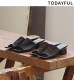 �ڴ��ָ���ݥ����5%��10/18(��)23:59�ޤǡۡ�ͽ���ʡ�TODAYFUL �ȥ��ǥ��ե�  Slide Leather Sandals 12711005 4�����5��������ͽ�� /����󥻥������Բľ���
