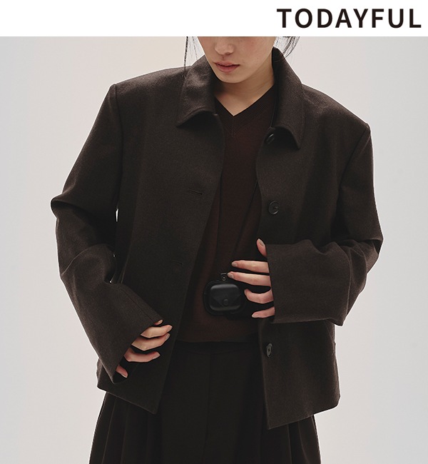 SALE40%OFF】TODAYFUL トゥデイフル Wool Soutiencollar Jacket