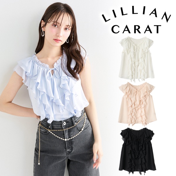 LILLIAN CARAT ��ꥢ�󥫥�å�  �ƥ������ɥե��֥饦�� 46518543  /����󥻥������Բľ��� �������ˤ�15���ޤ�¨��ȯ��(���˰ʳ�)��