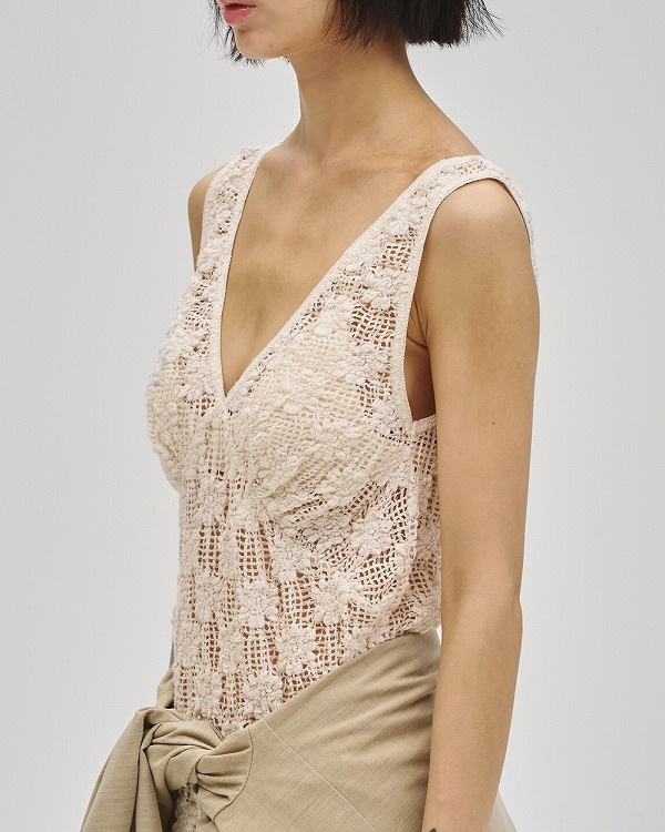 �ڴ��ָ���ݥ����5%��10/18(��)23:59�ޤǡۡ�ͽ���ʡ�TODAYFUL �ȥ��ǥ��ե�  Shrink Lace Tanktop 12710603 4�����5��������ͽ�� /����󥻥������Բľ���