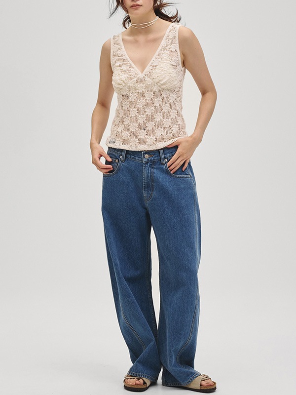 �ڴ��ָ���ݥ����5%��10/18(��)23:59�ޤǡۡ�ͽ���ʡ�TODAYFUL �ȥ��ǥ��ե�  Shrink Lace Tanktop 12710603 4�����5��������ͽ�� /����󥻥������Բľ���